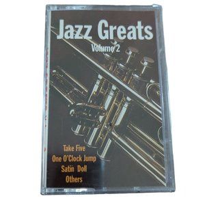 Vintage Cassette Tape Jazz Greats Volume 2 Louie Armstrong Ella Fitzgerald 1975